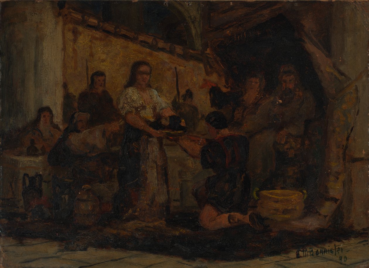 Salome otrzymuje głowę Jana Chrzciciela, 1890 r. autorstwa Edward Mitchell Bannister