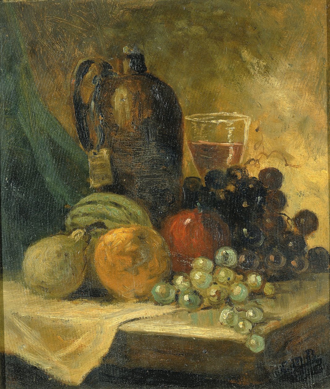 Martwa natura autorstwa Edward Mitchell Bannister