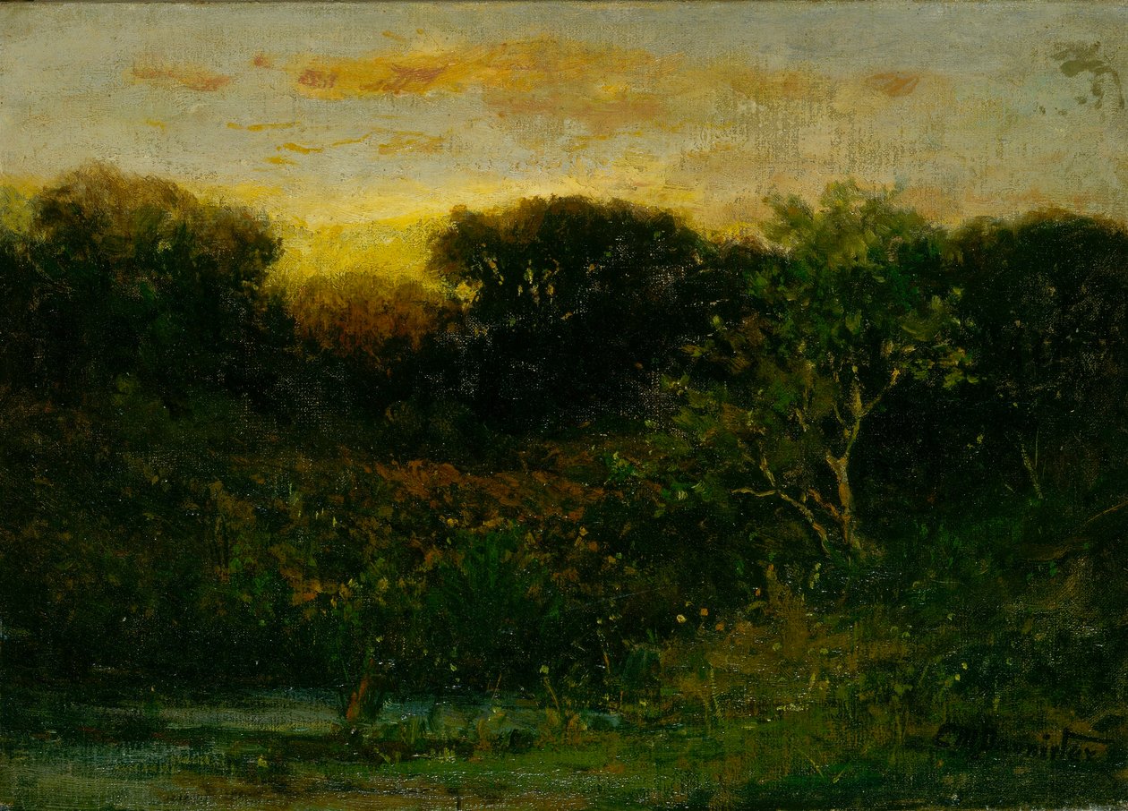 Wschód słońca autorstwa Edward Mitchell Bannister