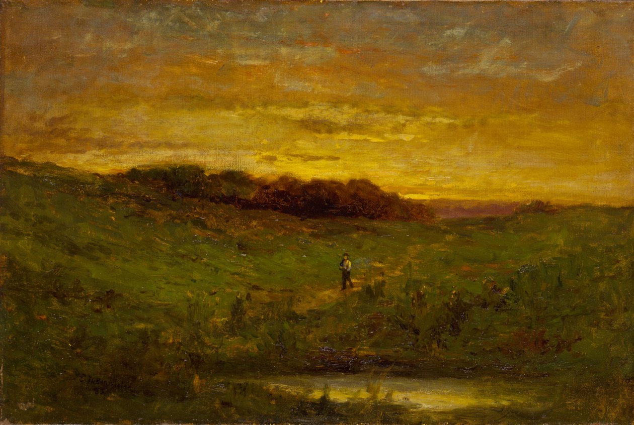 Zachód słońca autorstwa Edward Mitchell Bannister