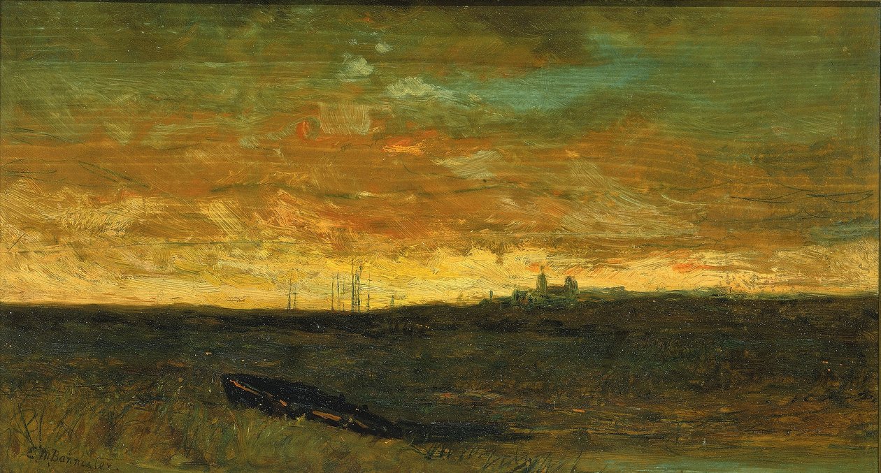 Scena zachodu słońca autorstwa Edward Mitchell Bannister