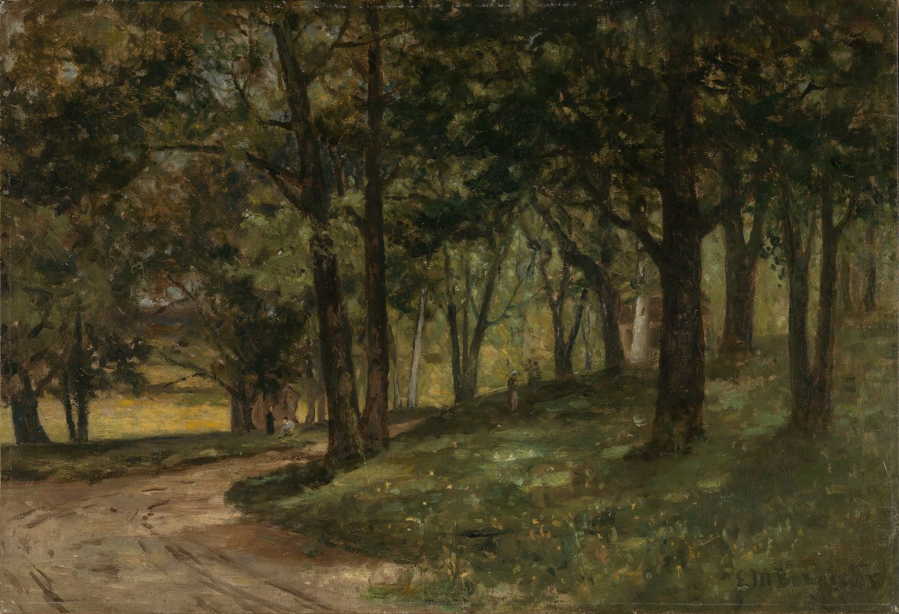 Bez tytułu (krajobraz z drzewami) autorstwa Edward Mitchell Bannister