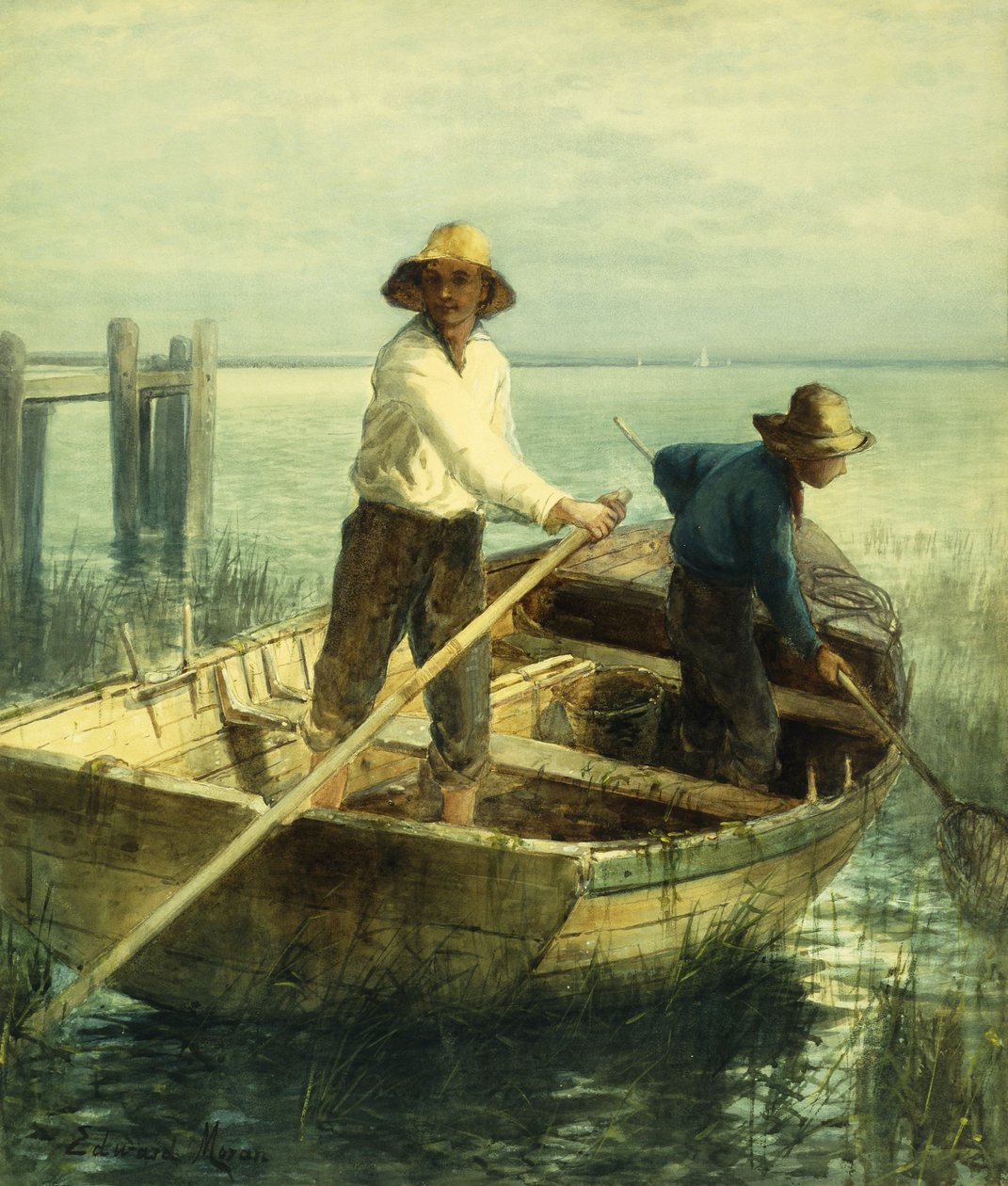 Odpychanie, autorstwa Edward Moran