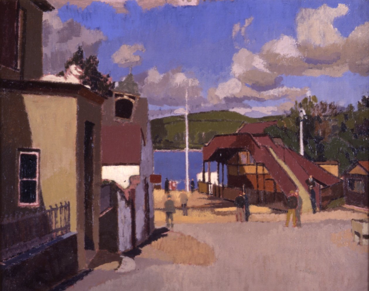 Stacja promowa autorstwa Edward Morland Lewis