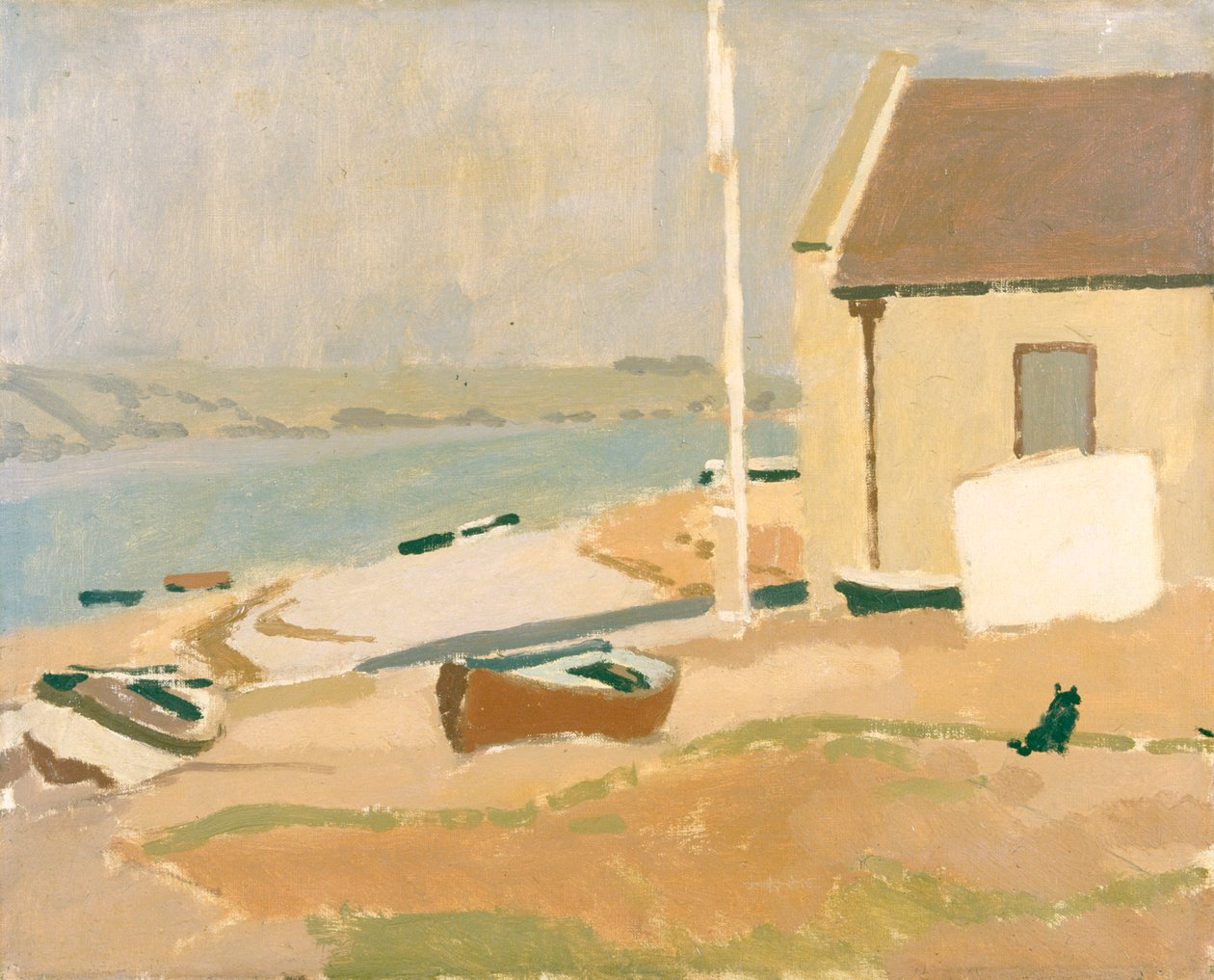„Dom na łodzi ratunkowej, przybrzeże”, 1923-1943 autorstwa Edward Morland Lewis