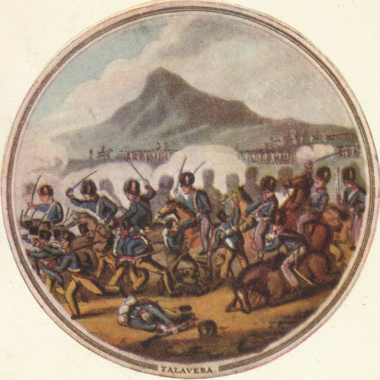 Bitwa pod Talaverą, 1815, 1910 autorstwa Edward Orme