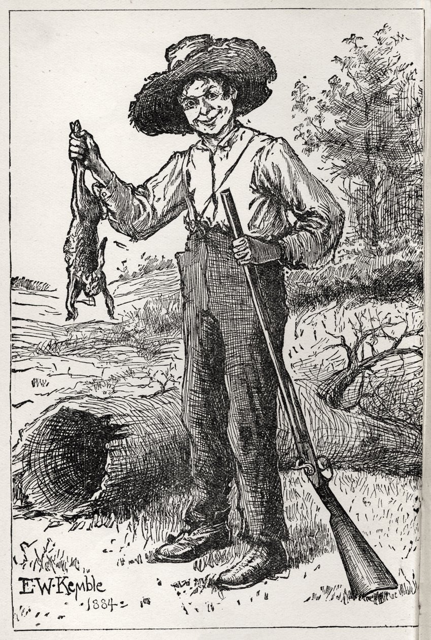 „Przygody Huckleberry Finn” Marka Twaina autorstwa Edward Parick Kinsella