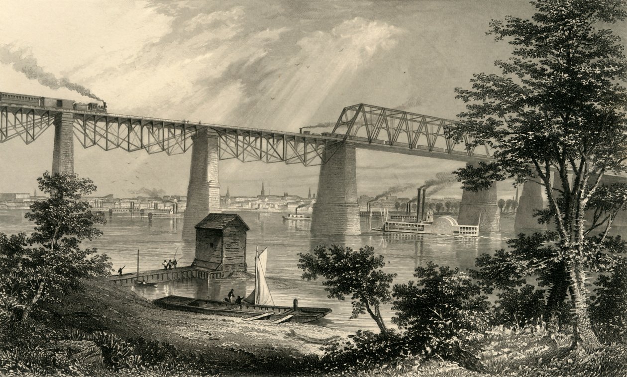 „Miasto Louisville”, 1874. autorstwa Edward Paxman Brandard