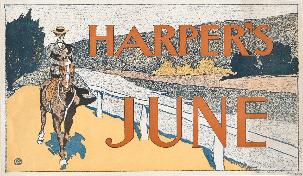 Harfiarka autorstwa Edward Penfield