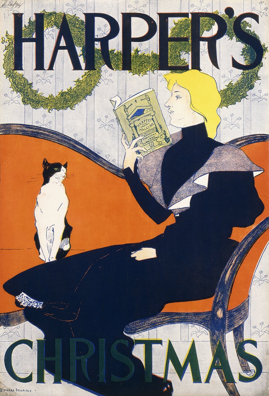Boże Narodzenie Harpera, 1894 autorstwa Edward Penfield