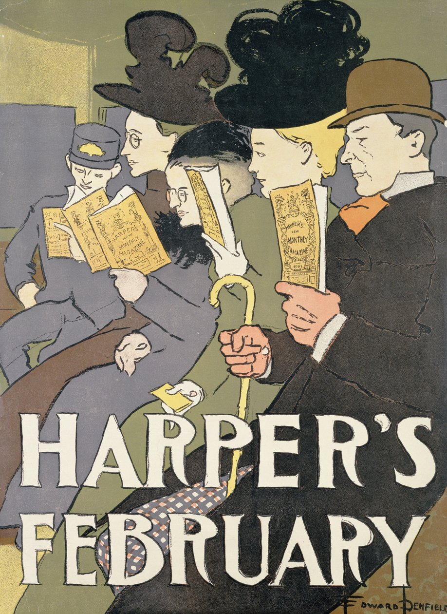 Harper luty 1897 autorstwa Edward Penfield