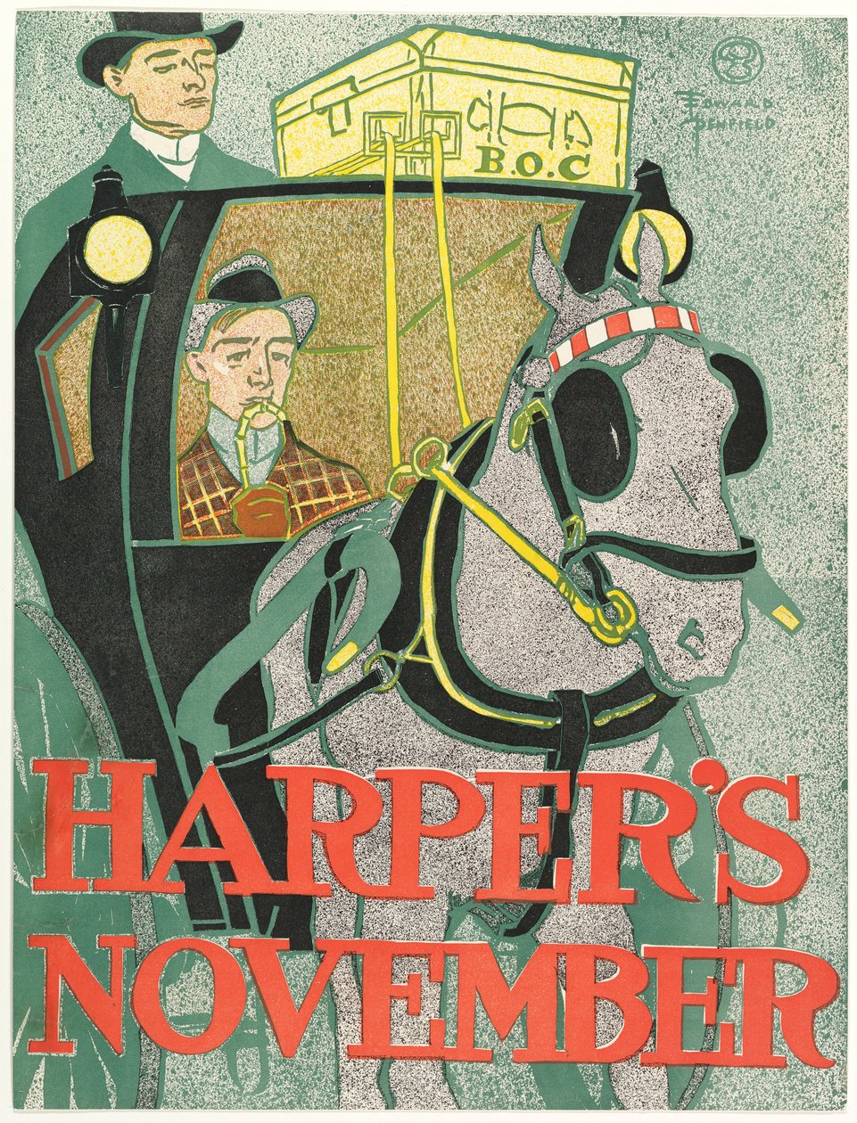 Harpers New Monthly Magazine, listopad 1896 autorstwa Edward Penfield