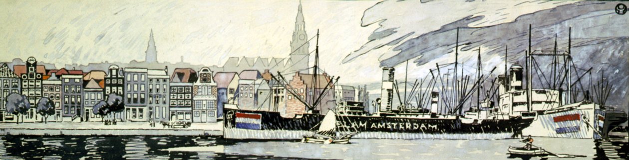 Holandia i jej statki autorstwa Edward Penfield