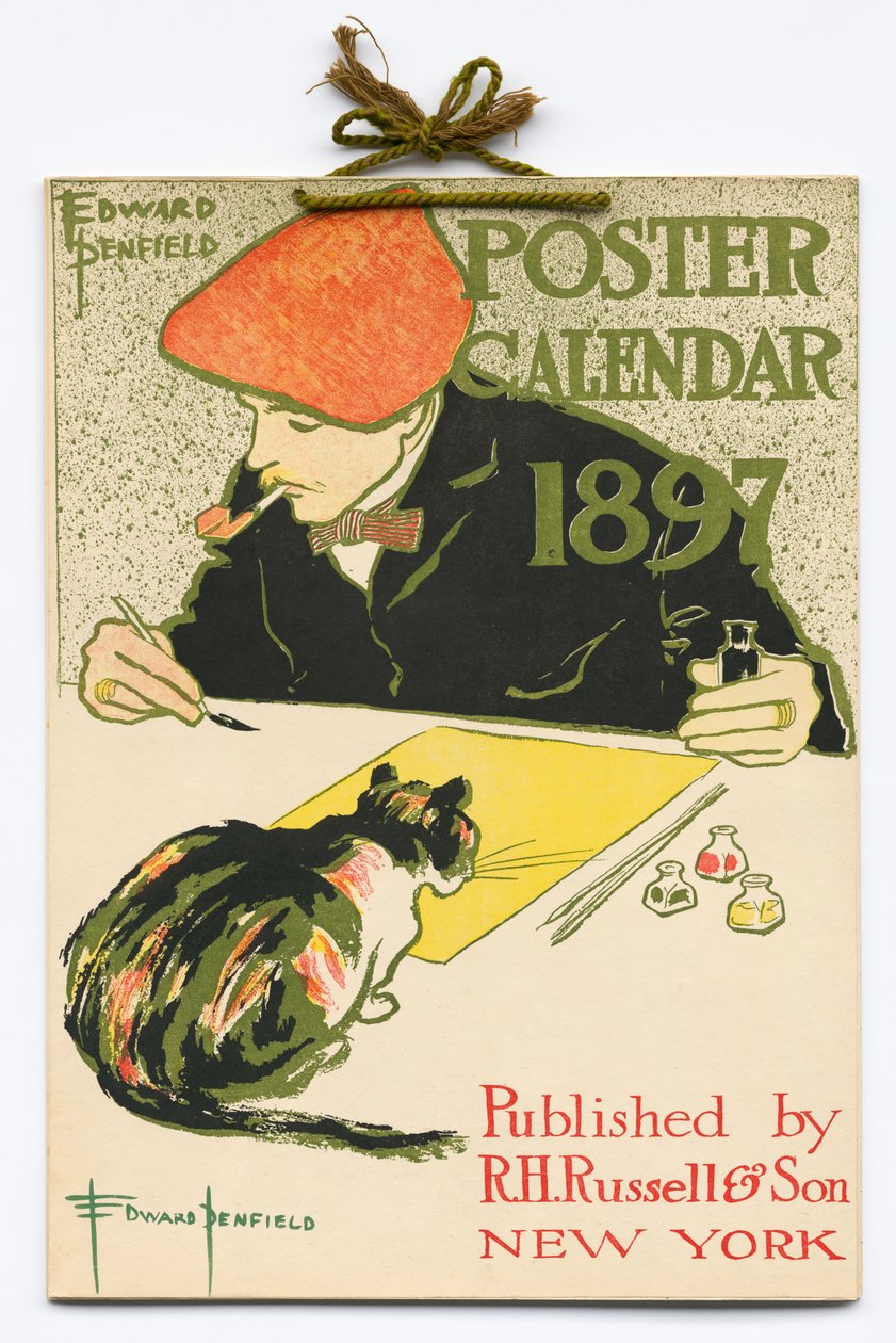 Kalenderplakat 1897 autorstwa Edward Penfield