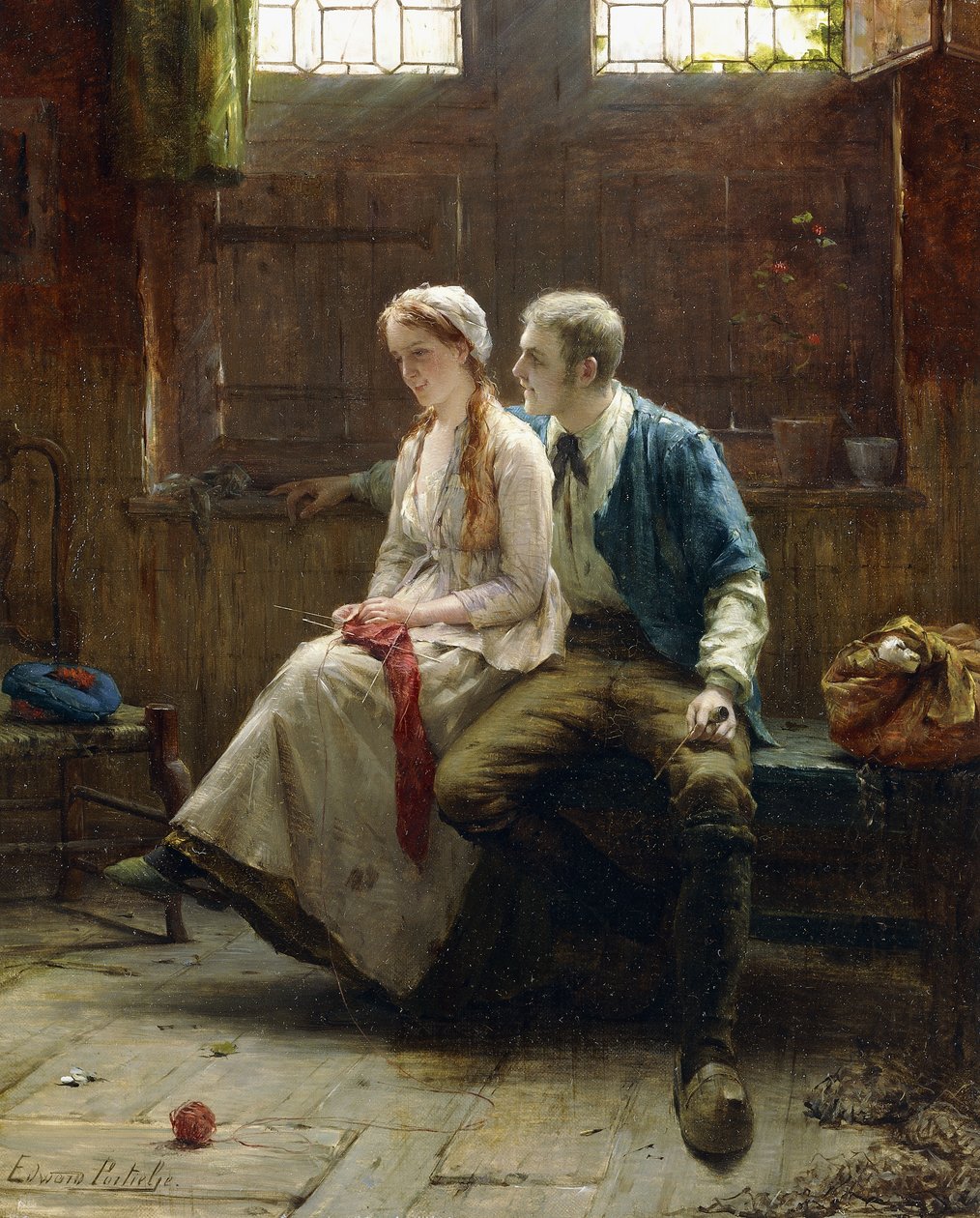 Łagodna perswazja autorstwa Edward Portielje