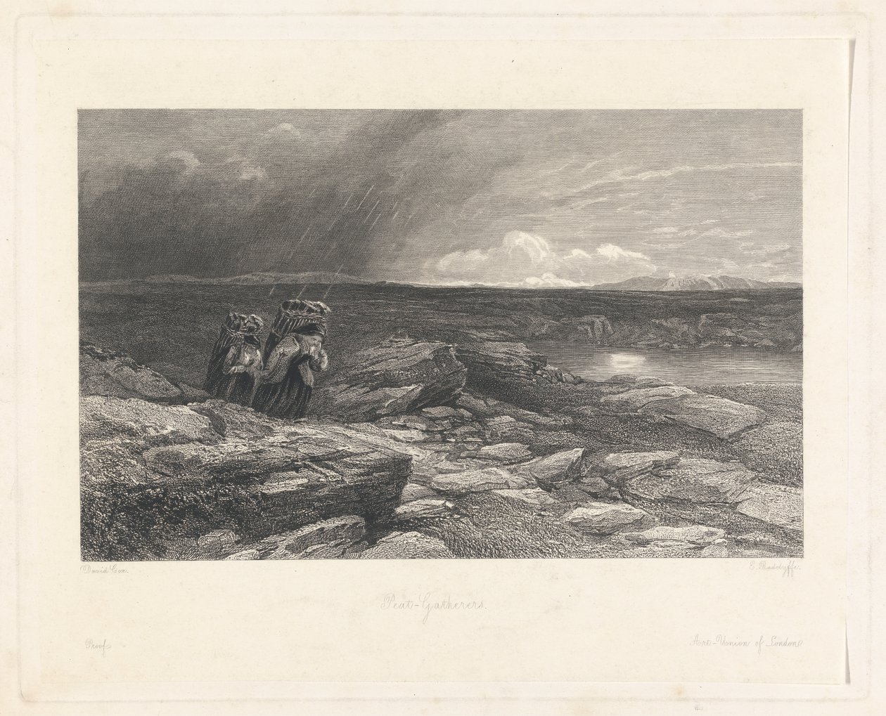 Zbieracze torfu autorstwa Edward Radclyffe