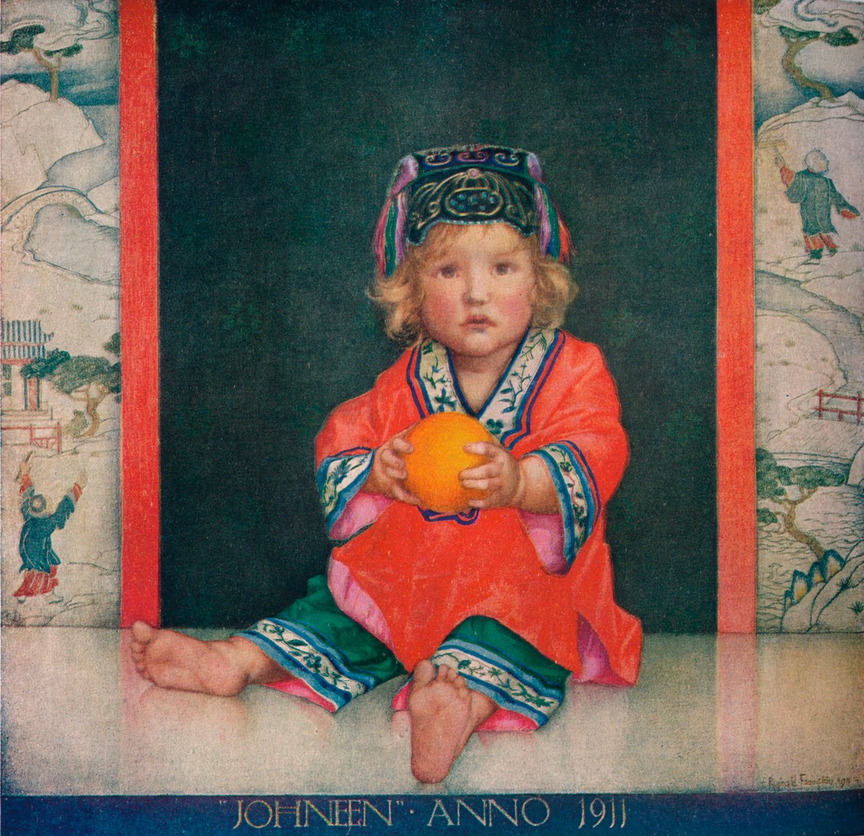 Johneen, syn państwa John Noble, 1911, 1919 autorstwa Edward Reginald Frampton