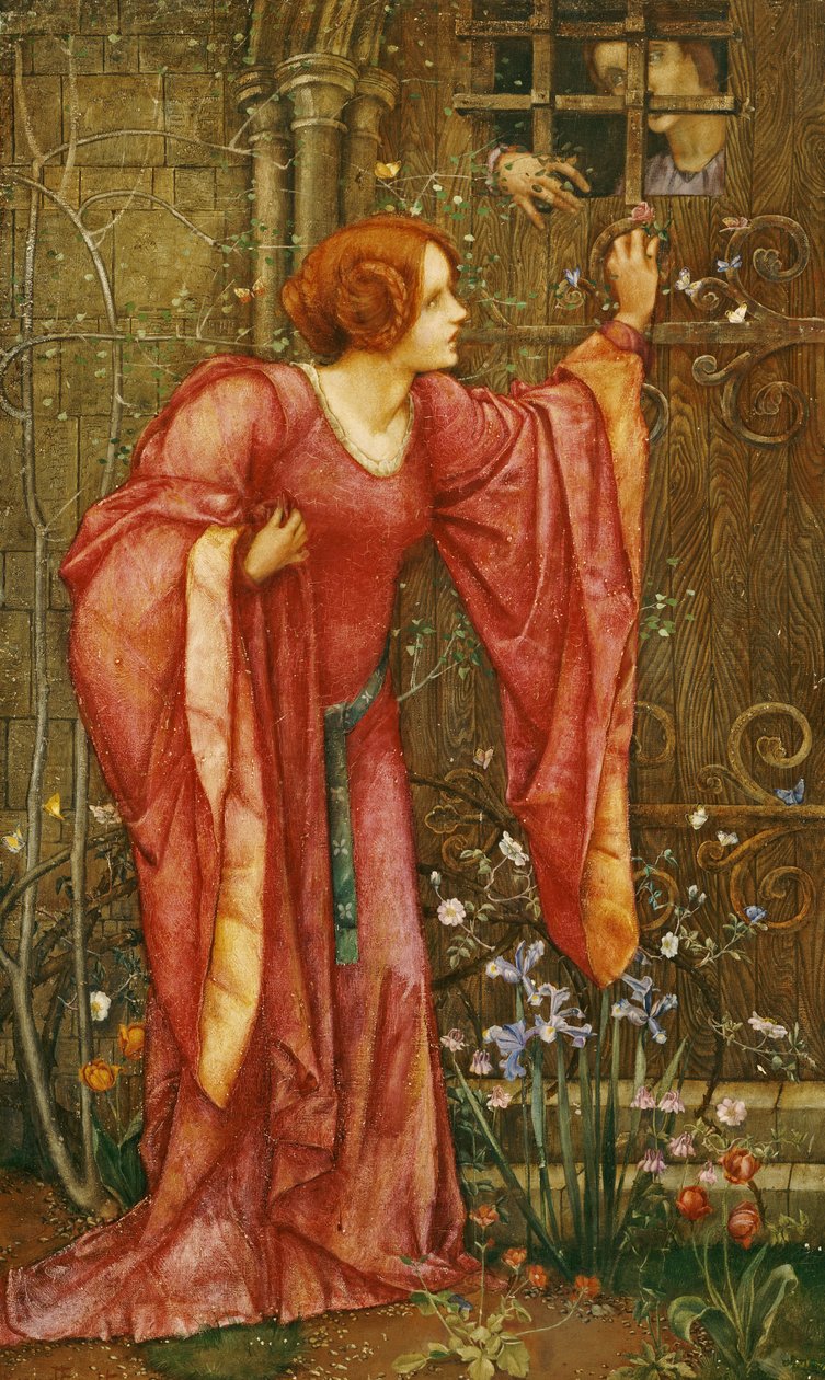 Kamienne mury nie tworzą więzienia, a żelazne kraty nie tworzą klatki" autorstwa Edward Reginald Frampton