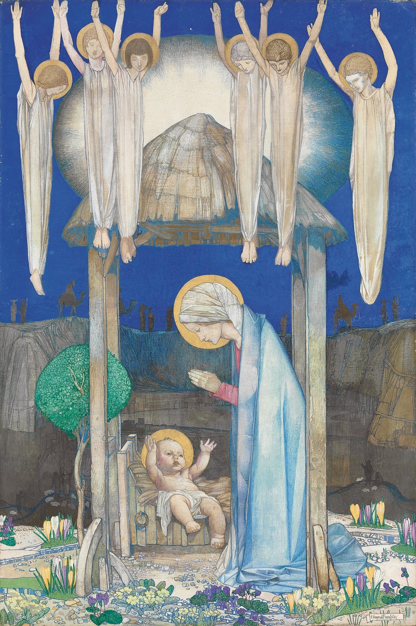 Narodzenie Chrystusa autorstwa Edward Reginald Frampton