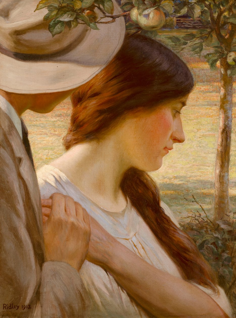 Cień (olej na płótnie) autorstwa Edward Ridley