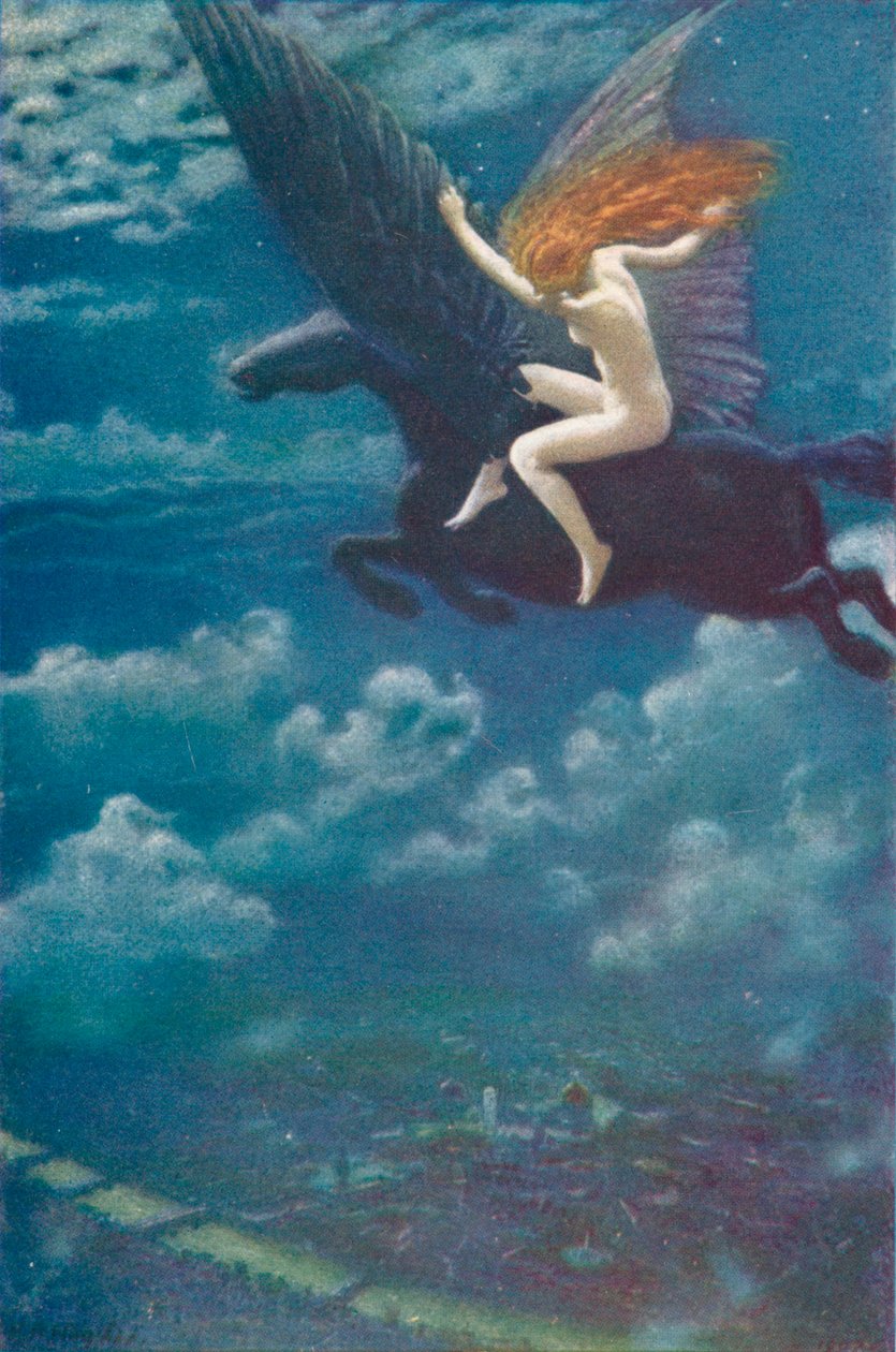 Senna sielanka Walkiria, 1902, 1905 autorstwa Edward Robert Hughes