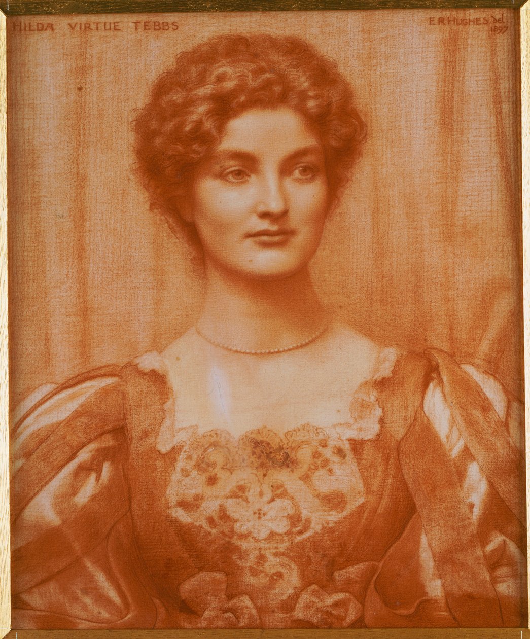 Portret Hildy Virtue Tebbs, 1897 autorstwa Edward Robert Hughes