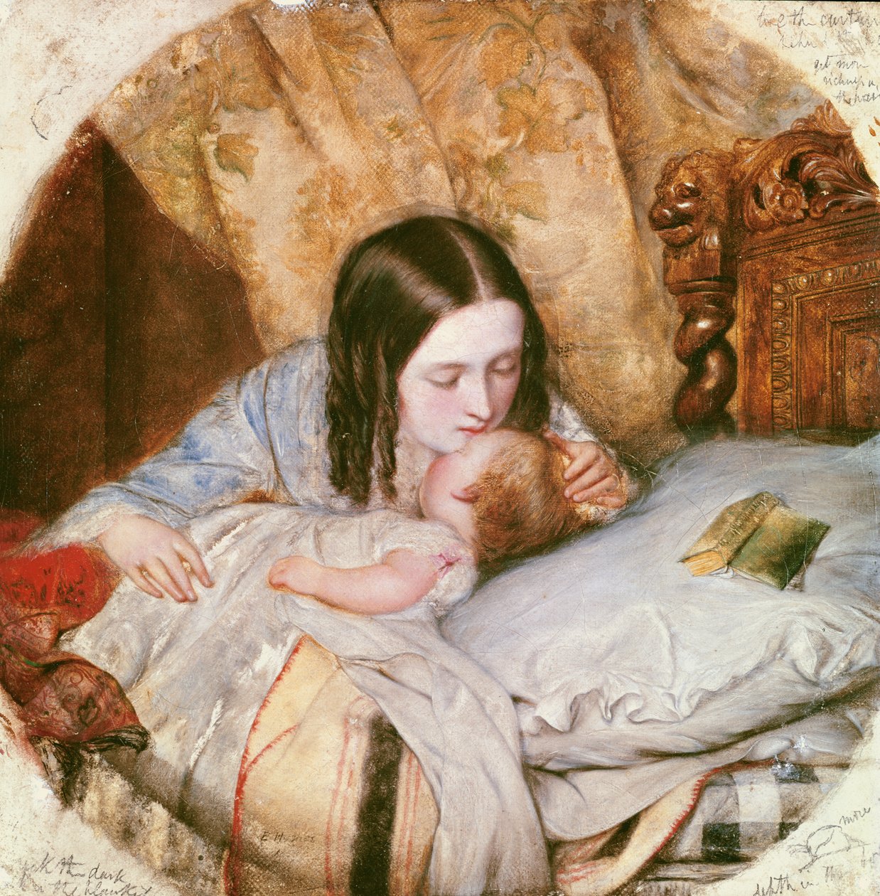 Pocałunek na dobranoc autorstwa Edward Robert Hughes