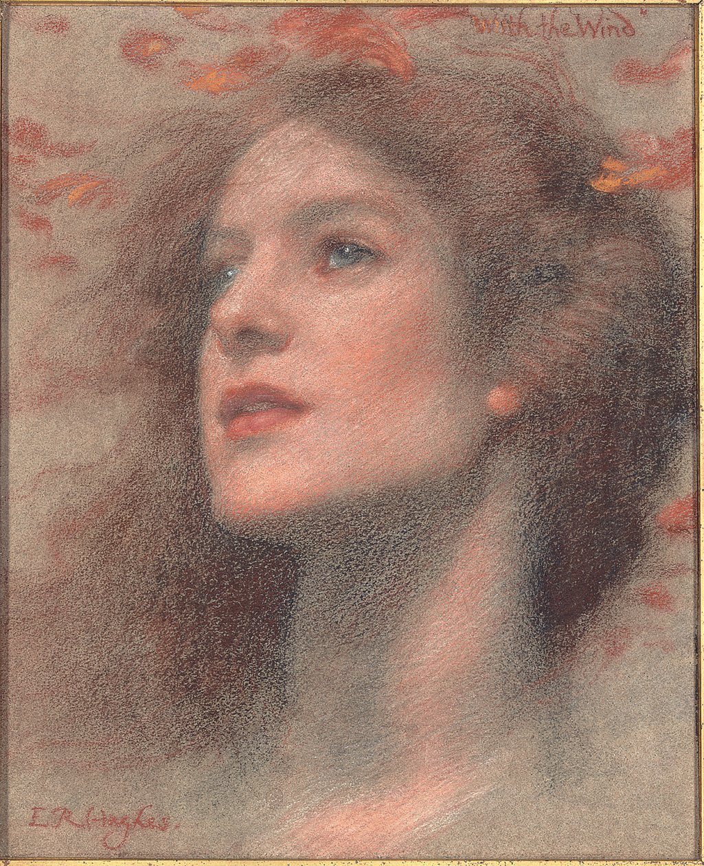Z wiatrem autorstwa Edward Robert Hughes