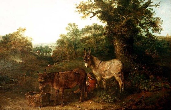 Osły na polanie autorstwa Edward Robert Smythe