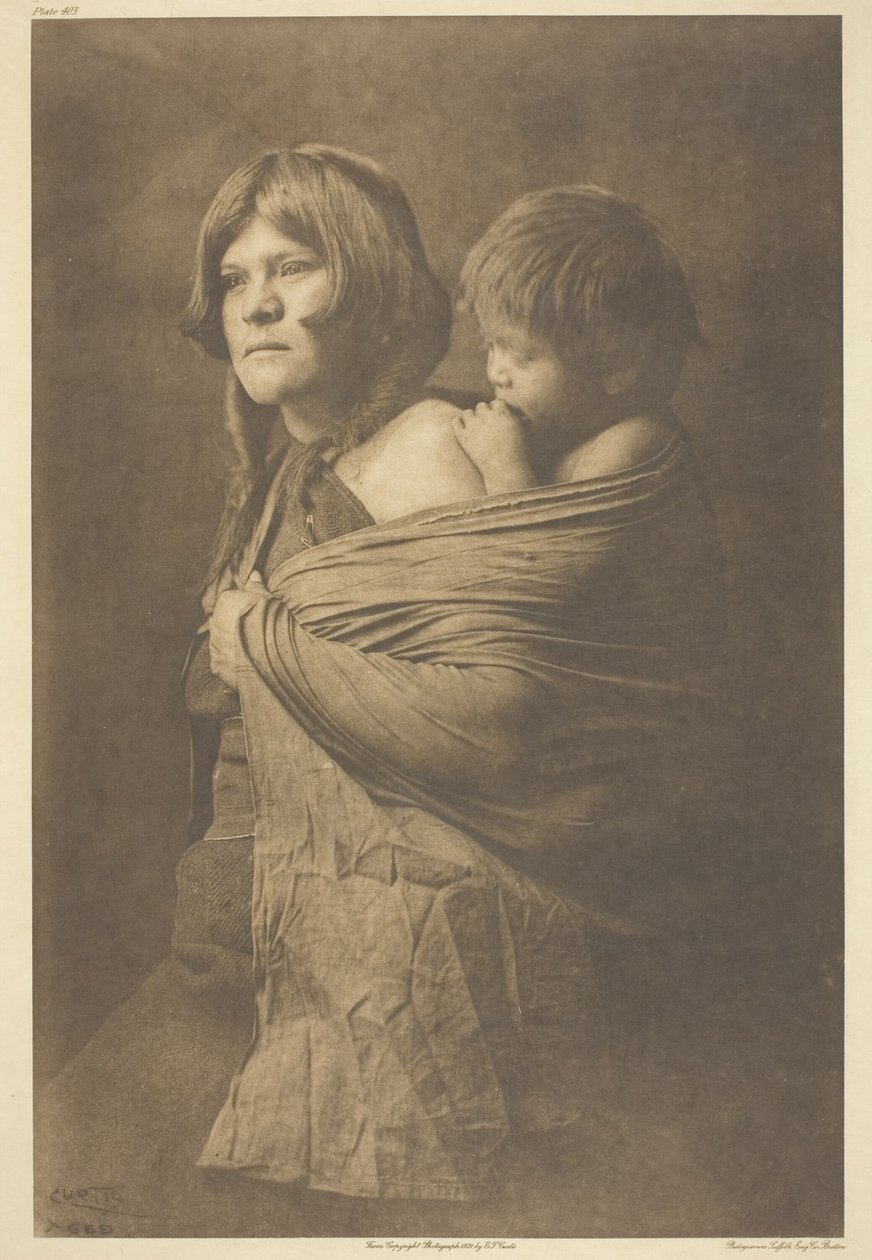 Matka Hopi autorstwa Edward S. Curtis
