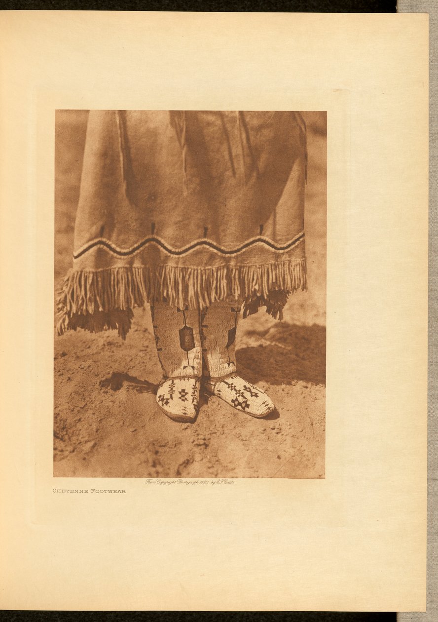 Cheyenne Schuhe autorstwa Edward S. Curtis