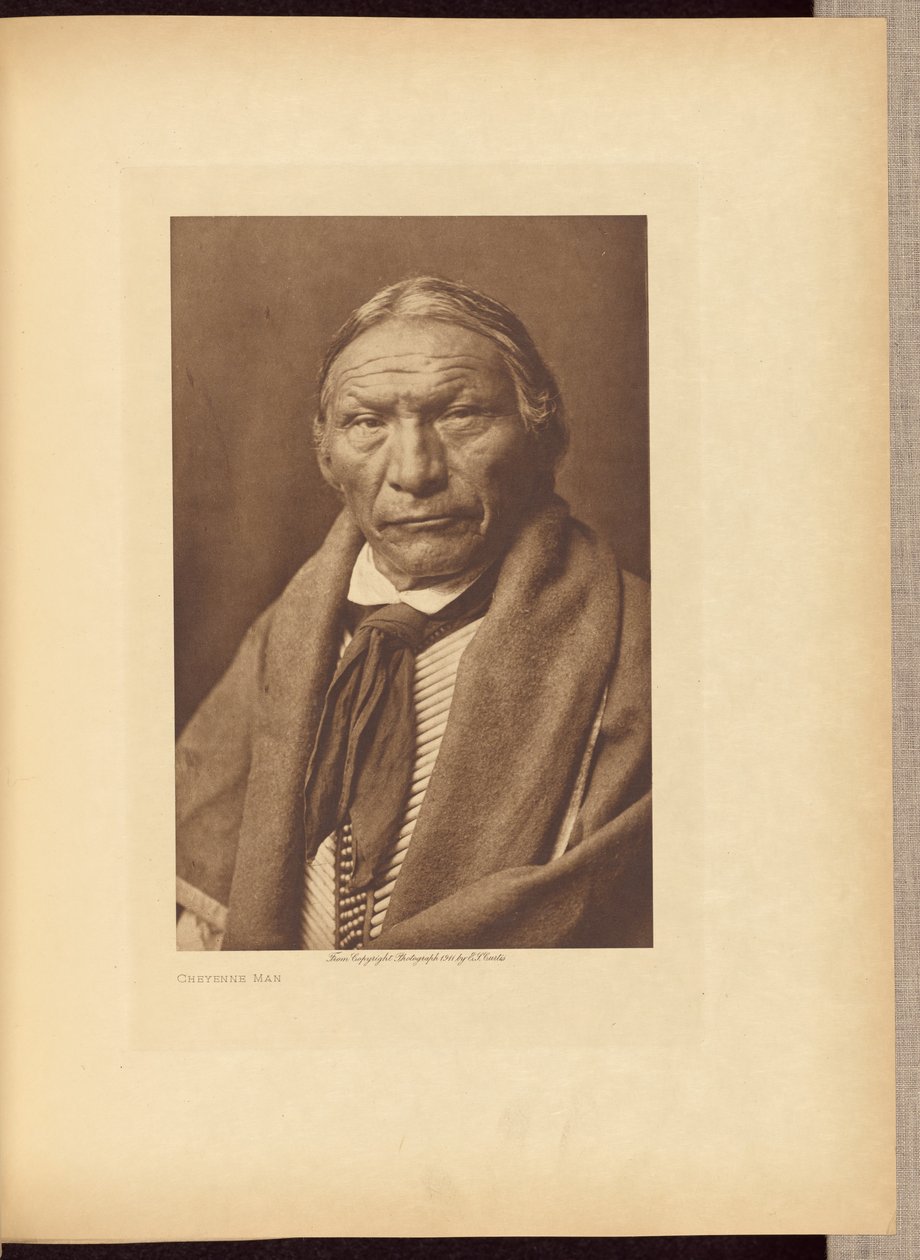 Cheyenne Man autorstwa Edward S. Curtis