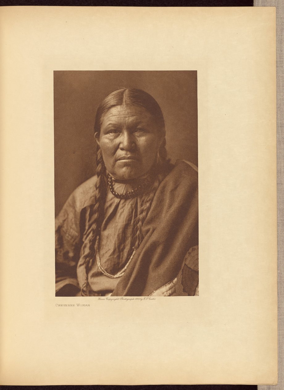 Cheyenne Woman autorstwa Edward S. Curtis