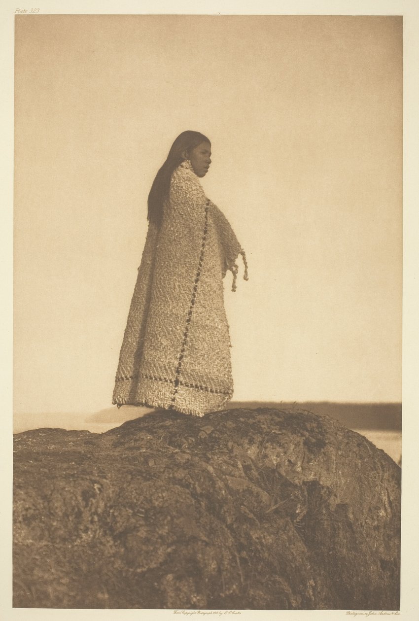 Dziewczyna Cowichan autorstwa Edward S. Curtis