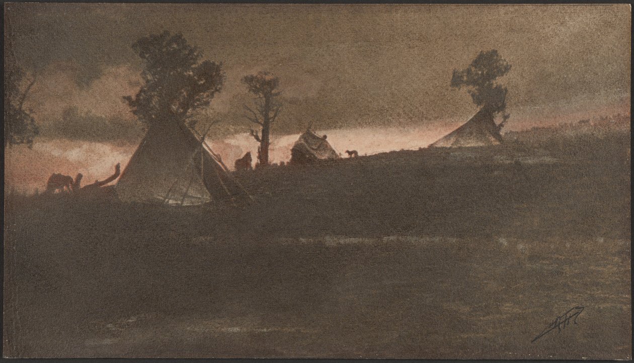 [Obozowisko] autorstwa Edward S. Curtis