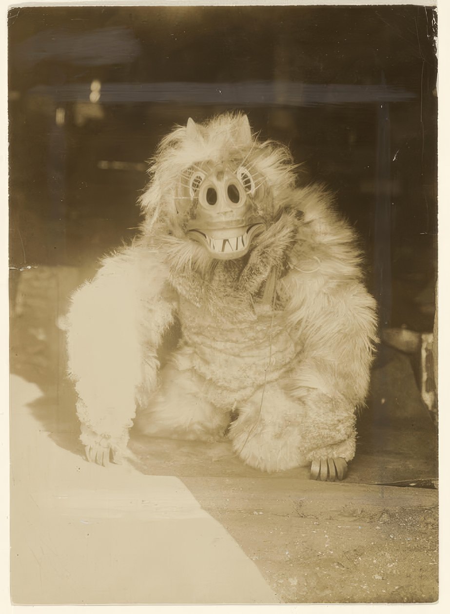 W masce wilka autorstwa Edward S. Curtis