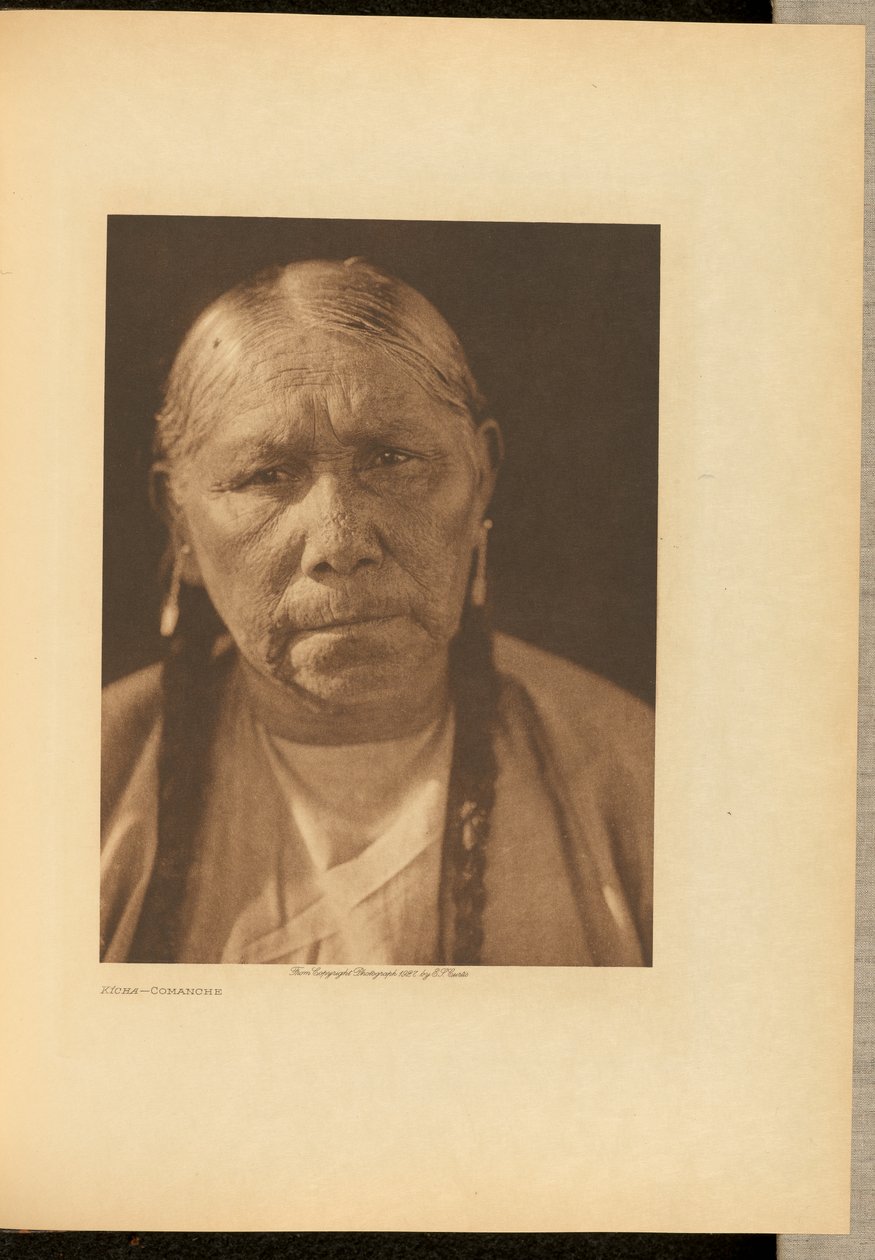 Kícha - Komancze autorstwa Edward S. Curtis