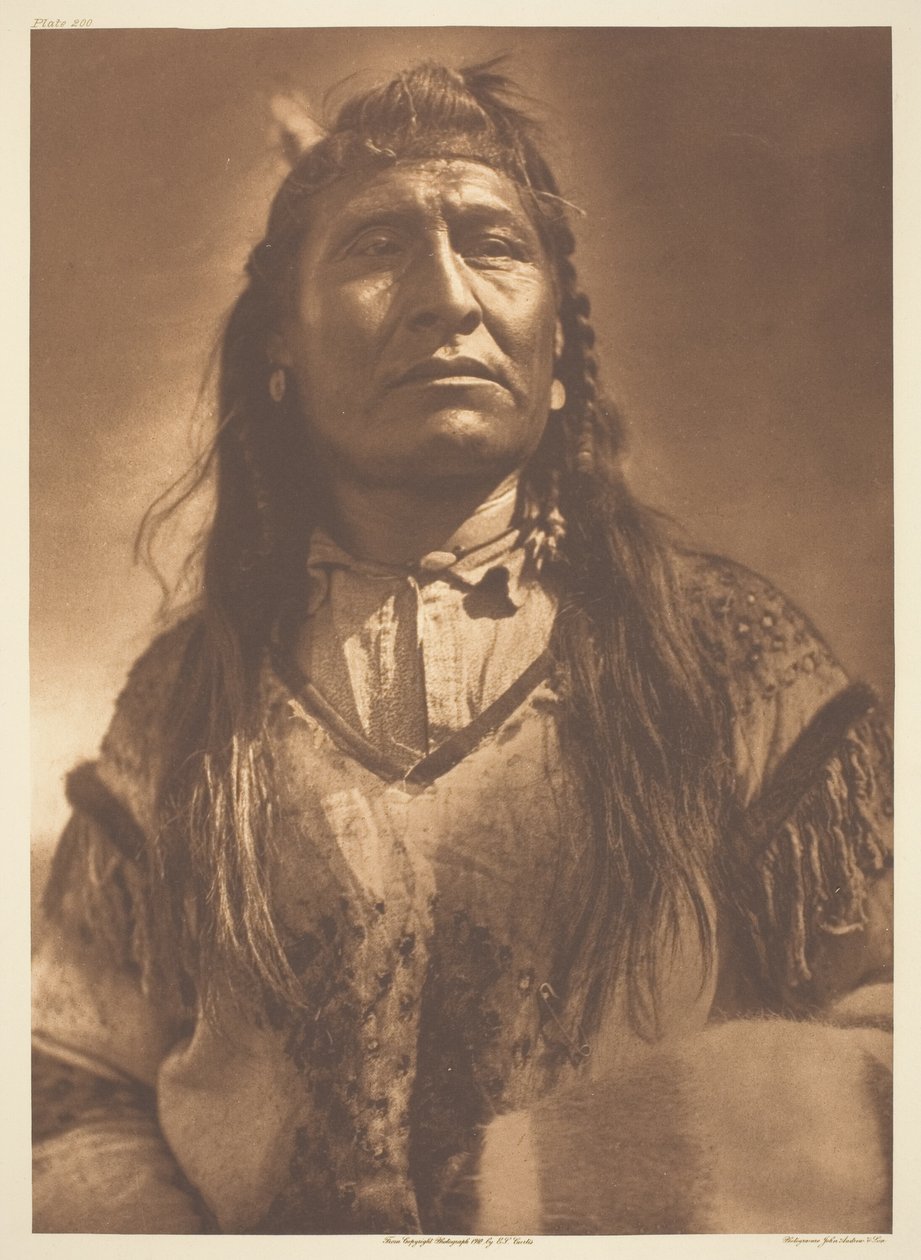 Nowa skrzynia-piegan autorstwa Edward S. Curtis