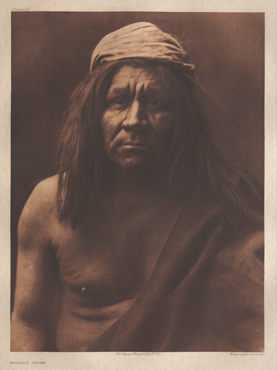 Portfolio II, płyta 57 / Wódz Mohave autorstwa Edward S. Curtis