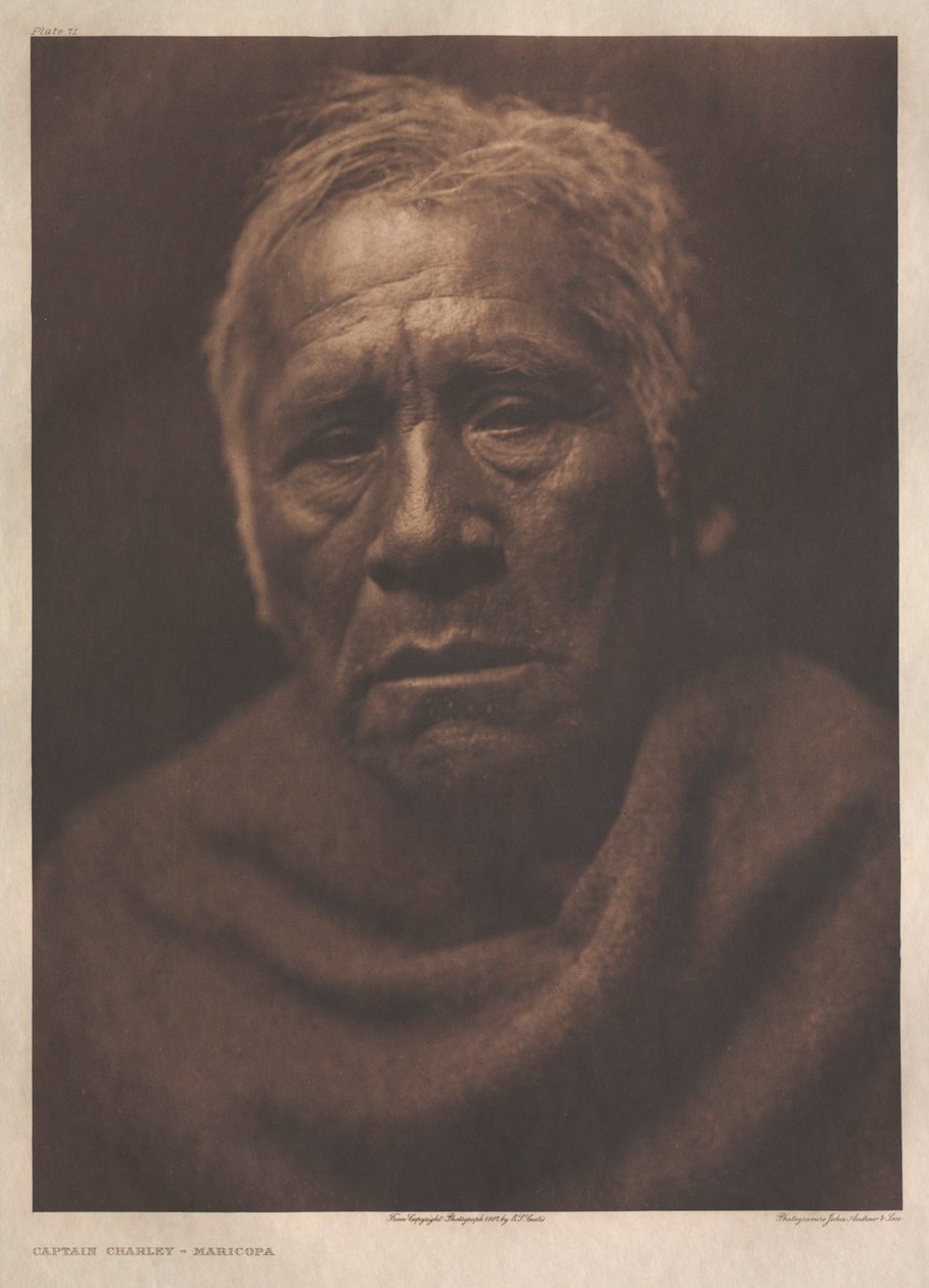 Portfolio II, płyta 71: Kapitan Charley - Maricopa autorstwa Edward S. Curtis