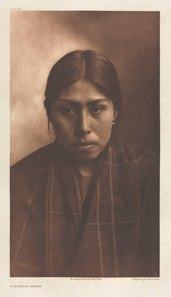 Portfolio IX, Płyta 305: Suquamish Woman autorstwa Edward S. Curtis