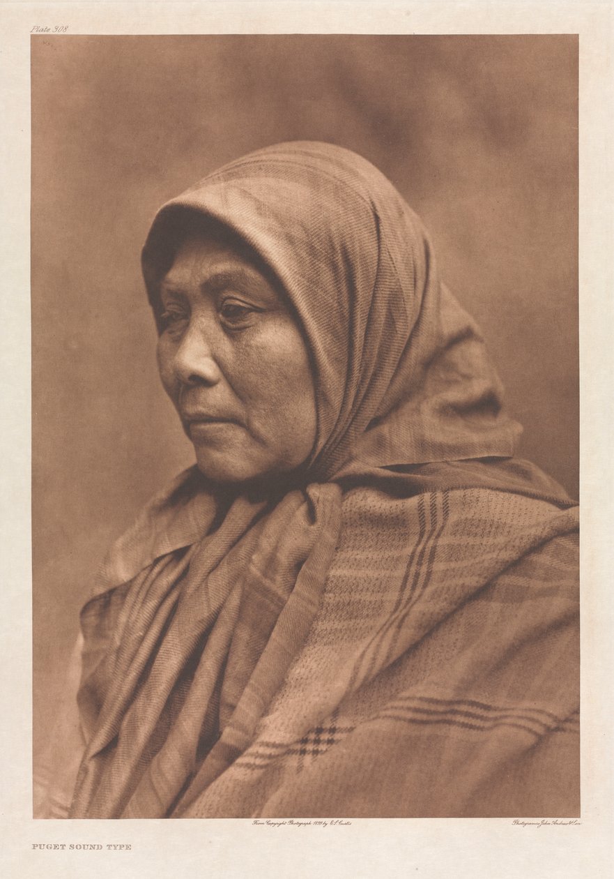 Portfolio IX, Płyta 308: Rodzaj dźwięku Puget autorstwa Edward S. Curtis