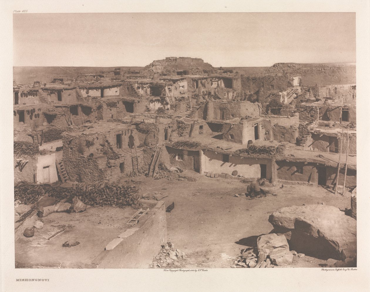 Portfolio KI, płyta 425: Mishongnovi autorstwa Edward S. Curtis