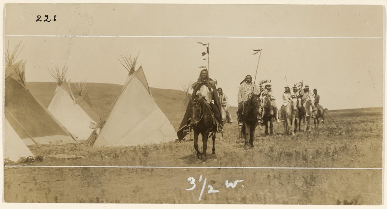 [Jeźdźcy i tipi] autorstwa Edward S. Curtis