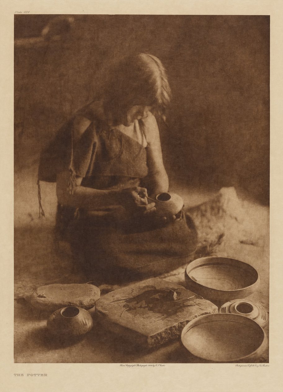Garncarz autorstwa Edward S. Curtis
