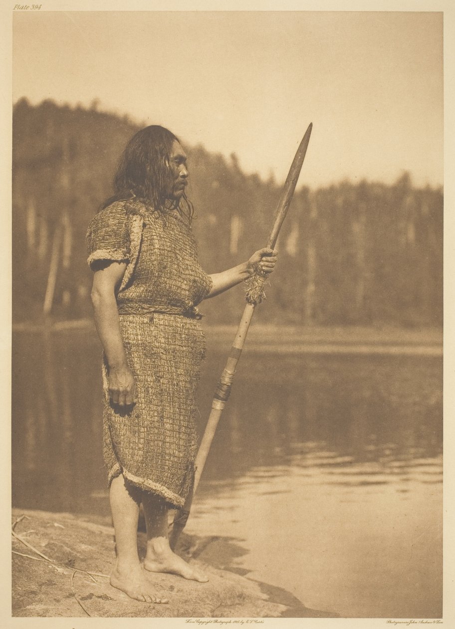 The Whaler-Clayoquot autorstwa Edward S. Curtis