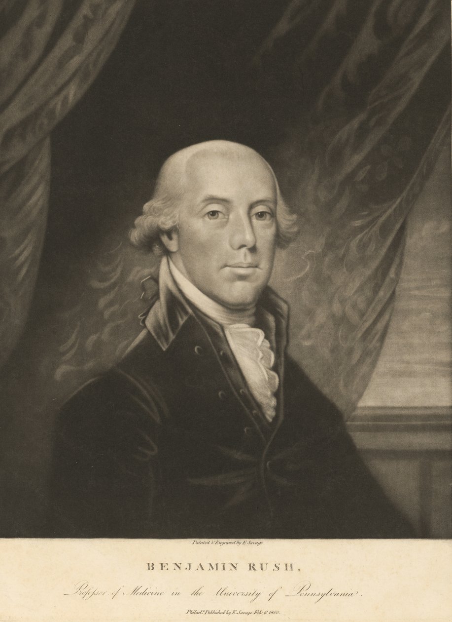 Benjamin Rush autorstwa Edward Savage