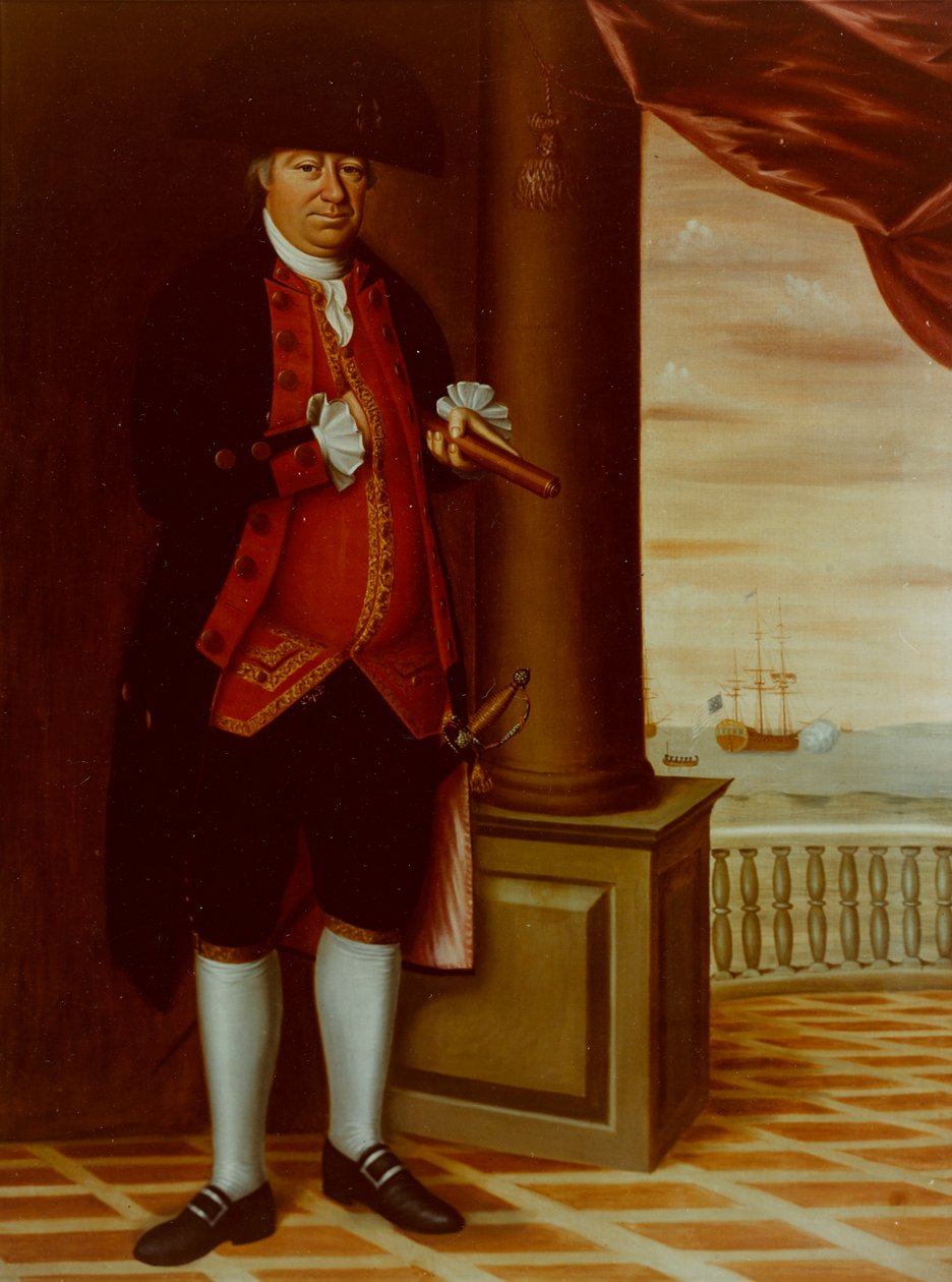 Komodor Abraham Whipple autorstwa Edward Savage