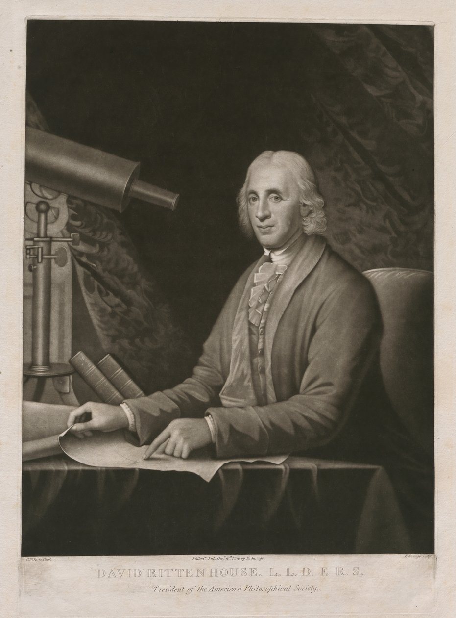 David Rittenhouse autorstwa Edward Savage