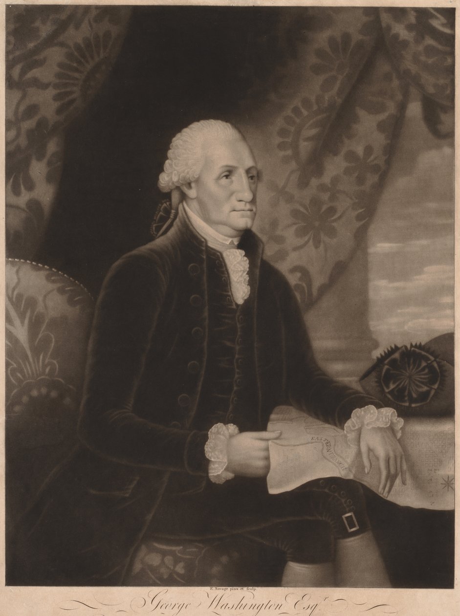 Jerzy Waszyngton autorstwa Edward Savage